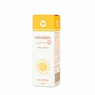 Minerva Aquasol Vitamin D3 Oral Spray 400IU 15ml