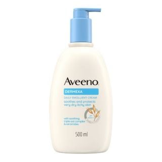 Aveeno Dermexa Daily Emollient Cream for Very Dry Itching Skin 500ml Κρέμα Για Πολύ Ξηρές Επιδερμίδες με Φαγούρα