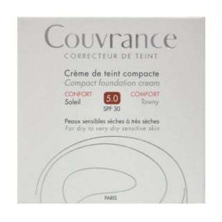 Avene Couvrance Creme de Teint Compacte Confort SPF30 10gr 5.0 Soleil Make-up