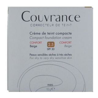 Avene Couvrance Creme de Teint Compacte Confort SPF30 10gr 2.5 Beige Make-up
