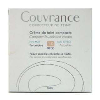 Avene Couvrance Creme de Teint Compacte FINI MAT SPF30 10gr 1.0 Porcelaine