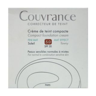 Avene Couvrance Creme de Teint Compacte FINI MAT SPF30 10gr 5.0 Soleil Make-up