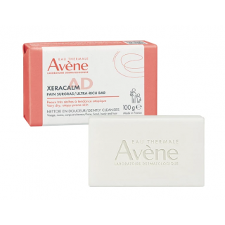 Avene Xeracalm A.D. Pain Nettoyant Surgras 100gr Υπερλιπαντική Στερεά Πλάκα Σαπουνιού