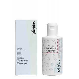 Version Azaderm Cleanser 200ml Τζελ Καθαρισμού Προσώπου & Σώματος για Λιπαρές - Ακνεϊκές Επιδερμίδες