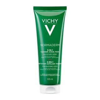 Vichy Normaderm 3 in 1 Scrub + Cleanser + Mask 125ml 3 σε 1 Απολέπιση + Καθαρισμός + Μάσκα