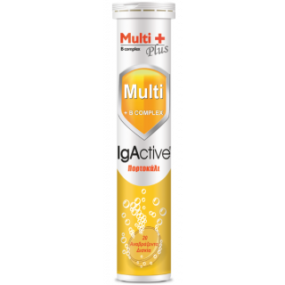 IgActive Multi + B-Complex Energy Boost 20 Effervescent Tabs
