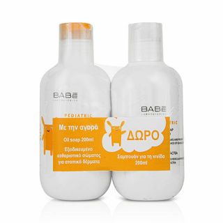 Babe Pediatric Oil Soap 200ml + Cradle Cap Shampoo 200ml
