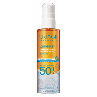 Uriage Bariesun Fresh Sun Water Spf50+ Waterproof Sunscreen for Face, Body & Hair 200 ml