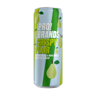 Pro!Brands BCAA Crispy Pear 330ml Carbonated BCAA Drink with Pear Flavour