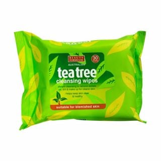 Beauty Formulas Tea Tree Cleansing Wipes 30