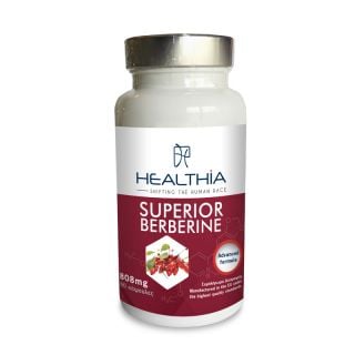 Healthia Superior Berberine 808mg 60caps Συμπλήρωμα Διατροφής Βερβερίνη 