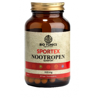 Bio Tonics Sportex Nootropen Quantum 500mg 60 Vegan Caps Φυσικό ΠροΪόν Διατροφής για τη Φυσιολογική Λειτουργία του Εγκεφάλου