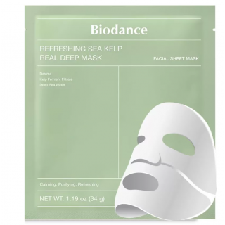 Biodance Refrsehing Sea Kelp Real Mask 1item Calming, Purifying & Refreshing Face Mask