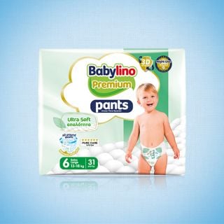 Babylino Premium Ultra Soft Pants Νο6 Extra Large (13-18kg) 31pcs