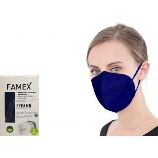 Famex FFP2 Μπλε 10τμχ Μάσκα Προστασίας