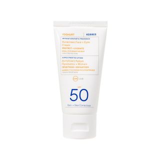Korres Yoghurt Sunscreen Αντηλιακή Κρέμα Προσώπου & Ματιών Spf50 50ml