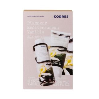 Korres Promo Discover Mediterranean Vanilla Blossom Αφρόλουτρο 250ml & Ενυδατικό Γαλάκτωμα Σώματος 200ml