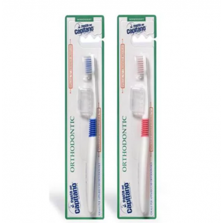 Pasta Del Capitano Orthodontic Toothbrush with U-Shape Bristles for Braces 1 item