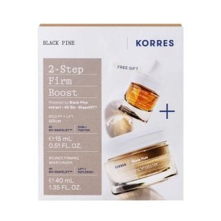 Korres Promo Black Pine 2-Step Firm Boost Κρέμα Ημέρας για Σύσφιγξη & Lifting 40ml & Δώρο Serum για Σύσφιγξη & Lifting  15ml