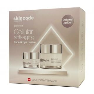 Skincode Cellular Anti-aging Promo Pack - Exclusive Cellular Anti-Aging Cream 50ml Αντιρυτιδική Κρέμα + Exclusive Eyes Cellular Cream 15ml Κρέμα Ματιών