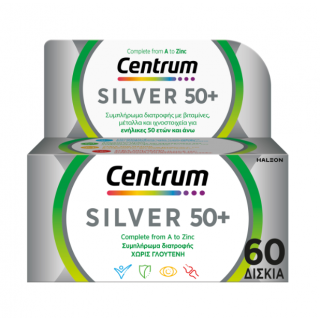 Centrum Select 50+ Πολυβιταμίνη 60 Δισκία για Ενήλικες άνω των 50 Ετών