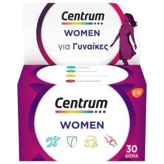 Centrum Women Πολυβιταμίνη 30 Δισκία για Γυναίκες