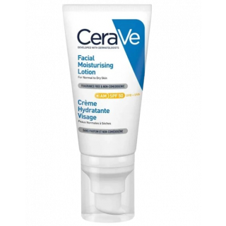 CeraVe Facial Moisturising Lotion Spf50 52ml Ενυδατική Κρέμα Προσώπου για Κανονική & Ξηρή Επιδερμίδα