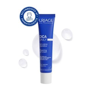 Uriage Bariederm-Cica Daily Gel - Cream 40ml Δερματολογική Κρέμα-Gel Προσώπου για Ενυδάτωση & Προστασία