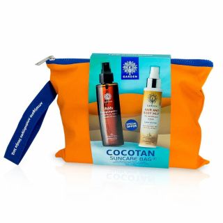 Garden Cocotan Suncare Bag (4) Suntan Oil Spray SPF10 For Face & Body, 150ml & Hair And Body Mist Flirty Coconut With Exotic Coconut Fragrance, 100ml & GIFT Summer Pouch