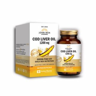 John Noa Cod Liver Oil 1200mg Λιποσωμιακό 40caps