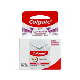 Colgate Pro Gum Health Waxed Dental Floss 50m Οδοντικό Νήμα 