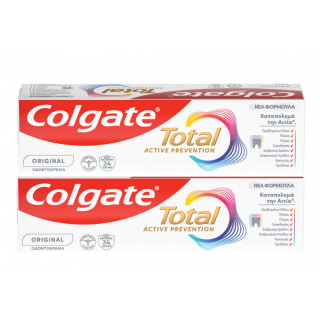 Colgate Total Whitening Toothpaste 2x75ml 