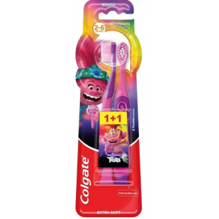 Colgate Dream Works Trolls Πολύ Μαλακές Παιδικές Οδοντόβουρτσες (2-6 χρονών) 2τμχ