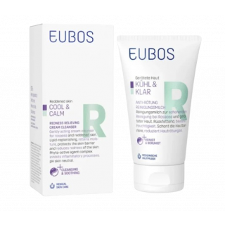 Eubos Cool & Calm Cream Cleanser 150ml Καταπραϋντικό Γαλάκτωμα για την Ερυθρότητα  