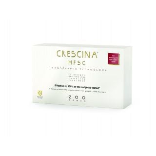 Crescina HFSC 100% 200 Complete Woman (10+10 Vials) Θεραπεία Ανάπτυξης Μαλλιών & Κατά της Τριχόπτωσης για Γυναίκες