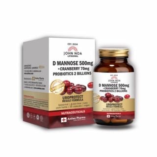 John Noa D Mannose 500 mg Cranberry 70mg & Probiotics 2 Billions Λιποσωμιακό 30caps