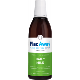 Plac Away Daily Care Mild Στοματικό Διάλυμα Ήπιο 500ml