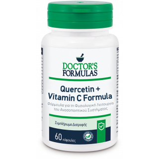 Doctor's Formulas Quercetin & Vitamin C Formula 60Caps Φόρμουλα για τη Φυσιολογική Λειτουργία του Ανοσοποιητικού Συστήματος