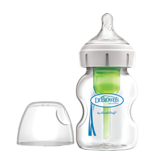 Dr. Brown's Options+ Anti-colic Glass Baby Bottle Wide Neck 150ml (WB51700)