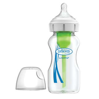 Dr. Brown's Options+ Anti-colic Glass Baby Bottle Wide Neck 270ml (WB91700)