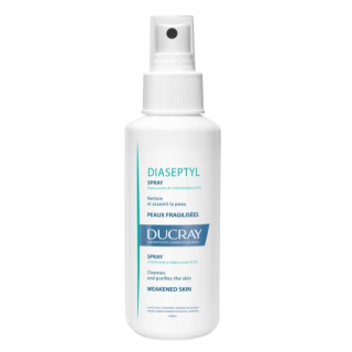 Ducray Diaseptyl Spray Αντισηπτικό Σπρέι Για Τον Καθαρισμό των Πληγών 125ml
