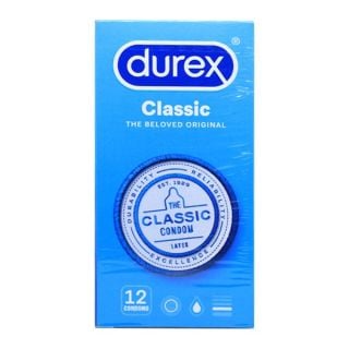 Durex Classic Προφυλακτικό 12 Τεμάχια
