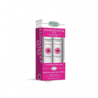 Power Health Promo Echinacea Extra 100mg με Στέβια 2x20 Αναβράζοντα Δισκία