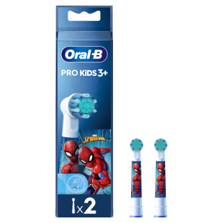 Oral-B Kids Spiderman Ανταλλακτικές Κεφαλές Παιδικής Ηλεκτρικής Οδοντόβουρτσας 2 Τεμάχια