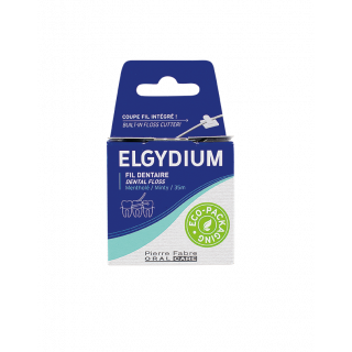 Elgydium Eco Friendly Οδοντικό Νήμα Λεπτό Κηρωμένο, Φιλικό προς το Περιβάλλον 35m