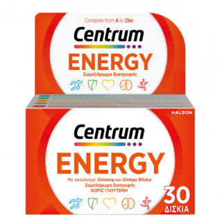 Centrum Energy Πολυβιταμίνη 30 Δισκία 