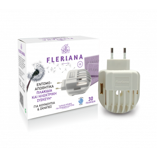 Power Health Fleriana Εντομοαπωθητικά Πλακίδια 30 Τεμάχια + Ηλεκτρική Συσκευή
