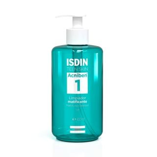 Isdin Acniben Mattifying Cleanser Gel for Oily Skin 400ml Τζελ Καθαρισμού για Λιπαρές Επιδερμίδες