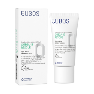 Eubos Omega-12 Rescue Face Cream 50ml Ενυδατική Κρέμα Προσώπου