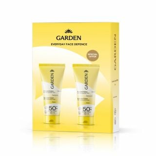 Garden Promo Box No.1 Everyday Face Defence Αντηλιακή Κρέμα Προσώπου με Υαλουρονικό Οξύ Spf50 2x50ml